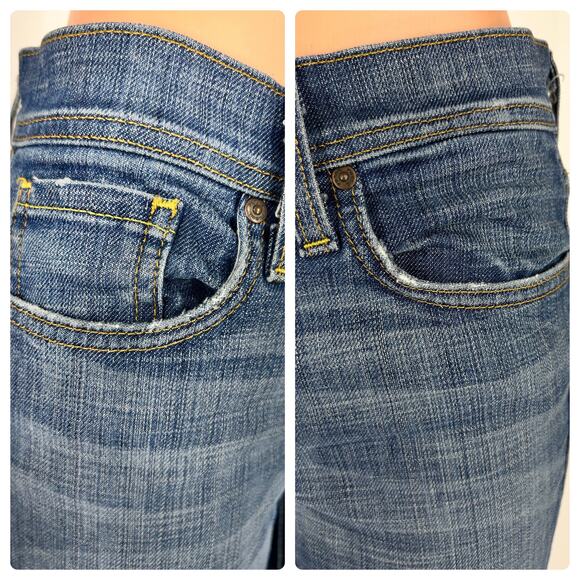 FOSSIL Women’s Slim Boot Jeans Sz 27 - Picture 6 of 12